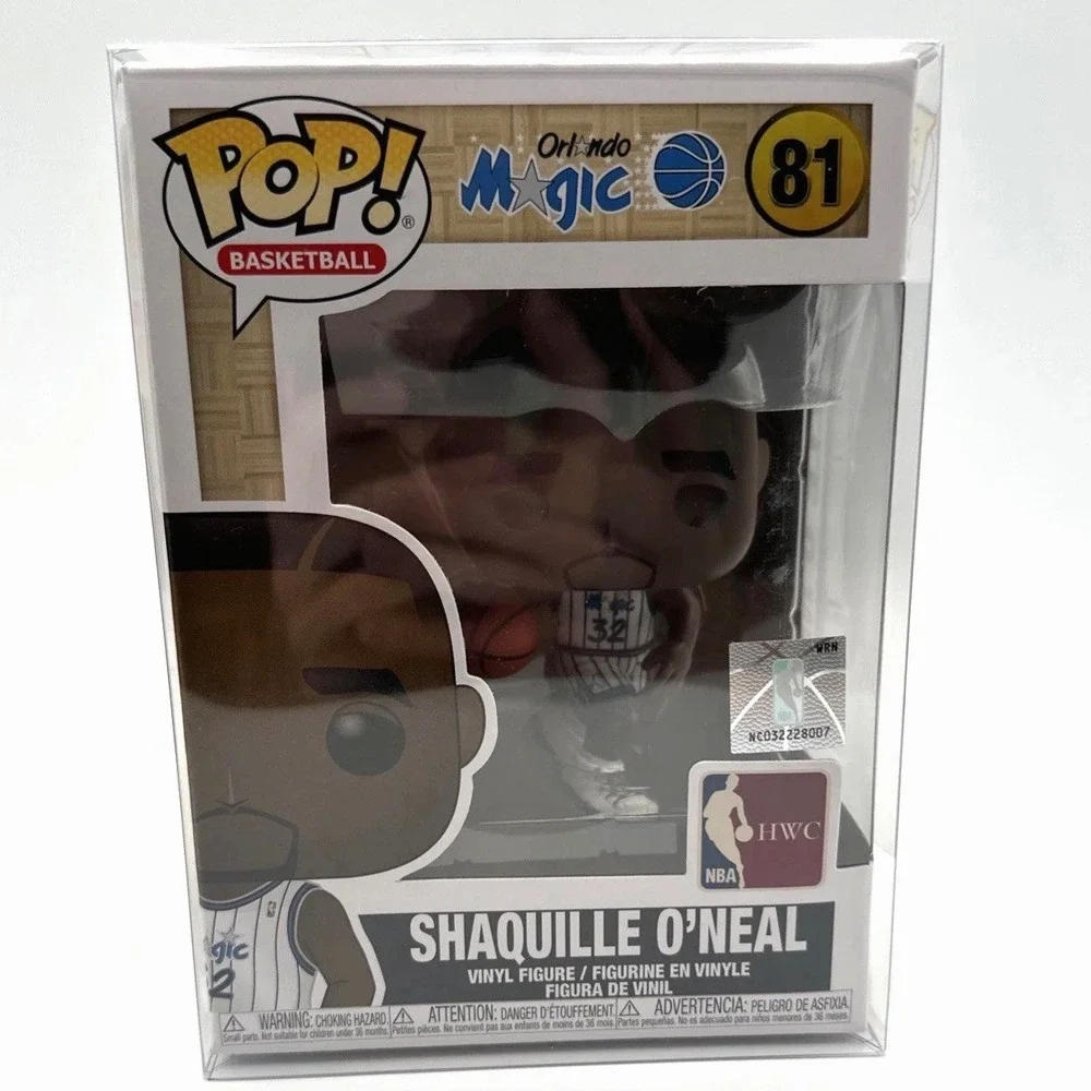Shaquille O'Neal Funko Pop! Basketball #81 NBA Orlando Magic with Pop Protector